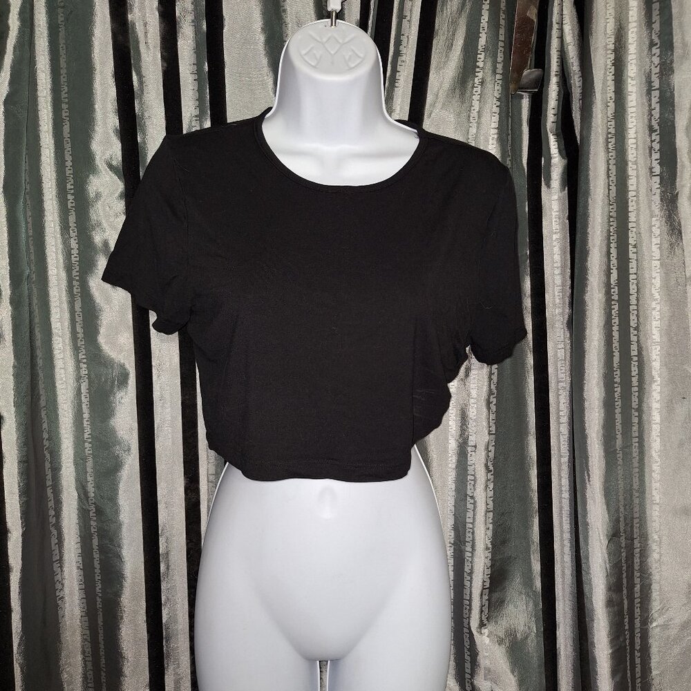 Missguided - Sexy Black Crop Top
